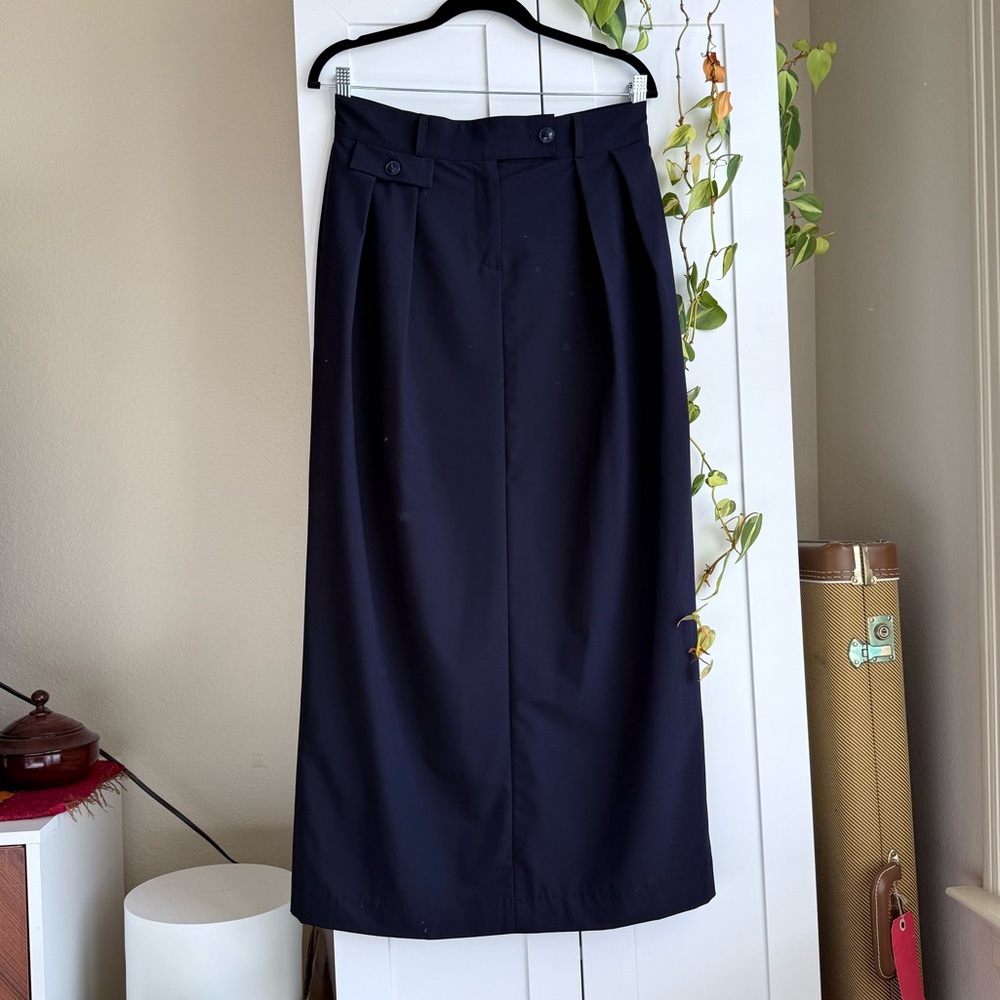 The Frankie Shop Navy Pencil Skirt